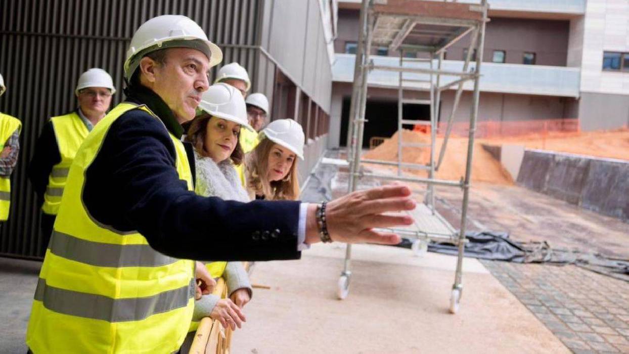 Arranca la obra del búnker para el acelerador del nuevo Hospital 'Obispo Polanco' de Teruel