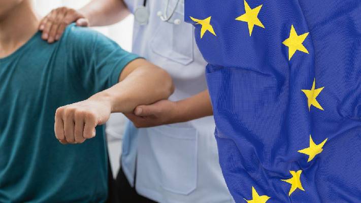 Mapa de los fisioterapeutas en la Unión Europea: España, por debajo de la media comunitaria