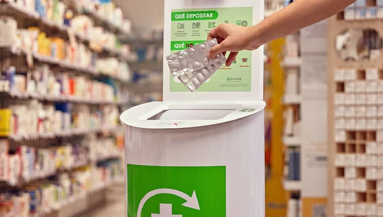 Los Puntos SIGRE recogen casi 5.400 toneladas de residuos de medicamentos en 2025